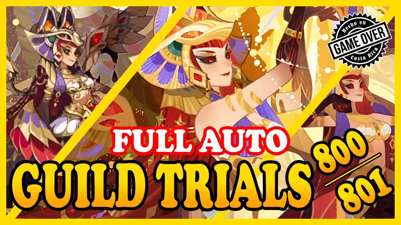 Guild Trials Awakened Safiya 800 - 801 FULL AUTO Pruebas de Gremio AFK Arena