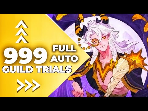 AFK arena // Tavriel guild trial 999 level // FULL AUTO !