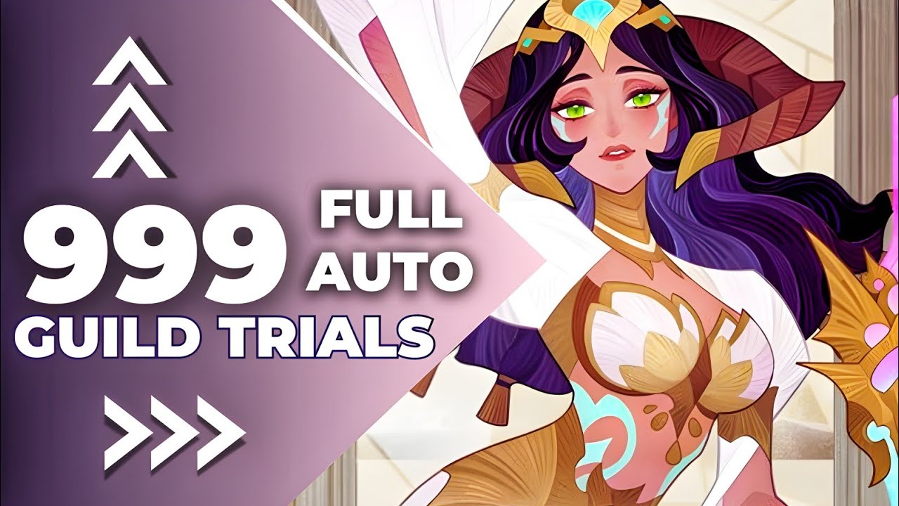AFK arena // Velufira guild trial 999 level // FULL AUTO !