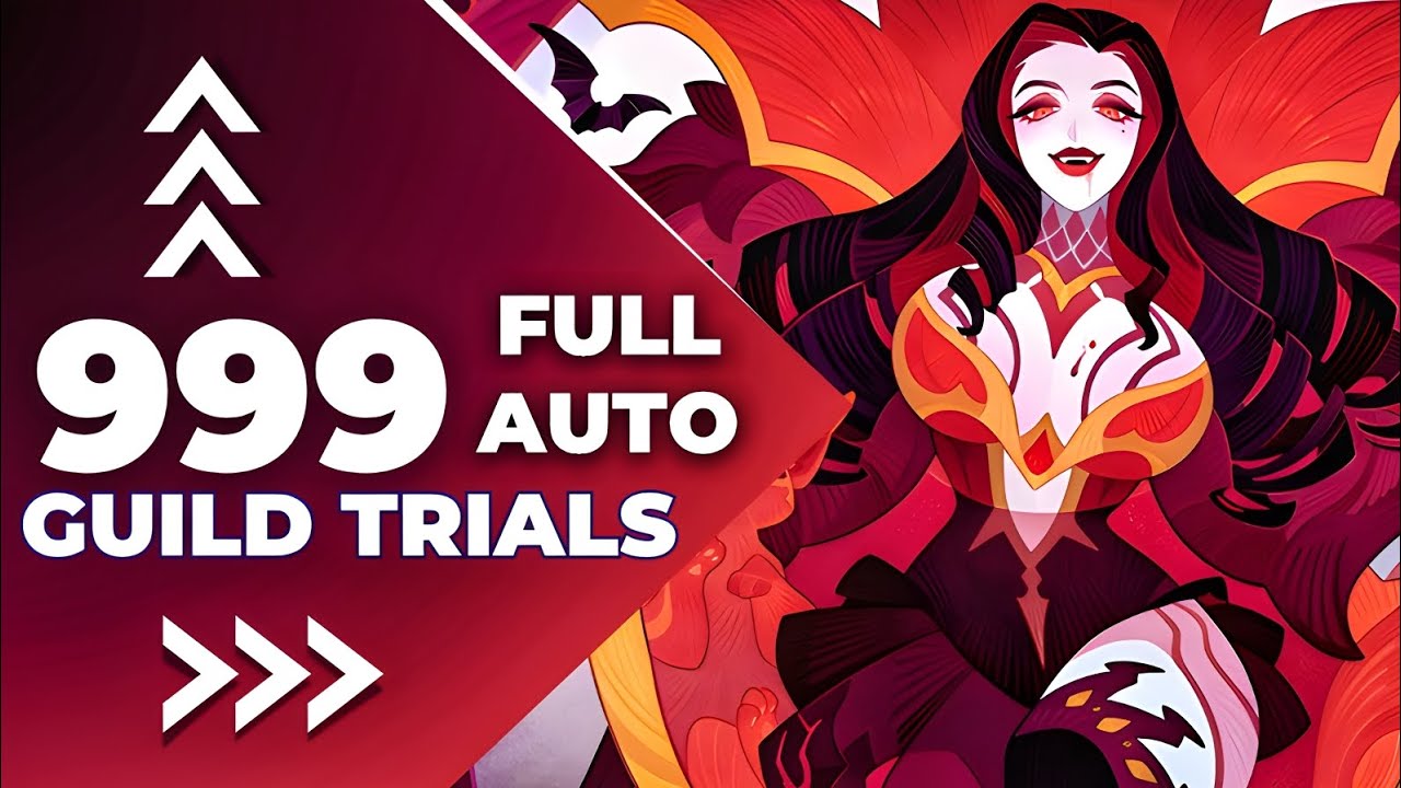 AFK arena // Dracula guild trial 999 level // FULL AUTO !