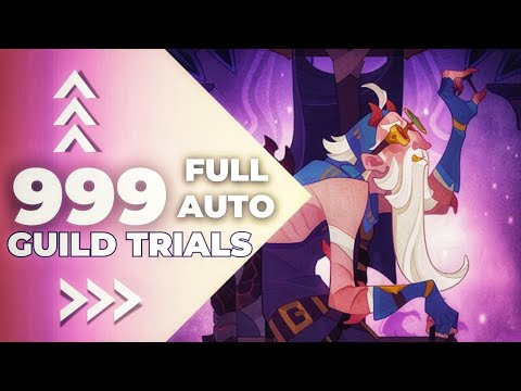 AFK arena // Knox guild trial 999 level // FULL AUTO