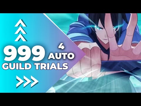 AFK arena // Sung Jinwoo guild trial 999 level // 4 AUTO !