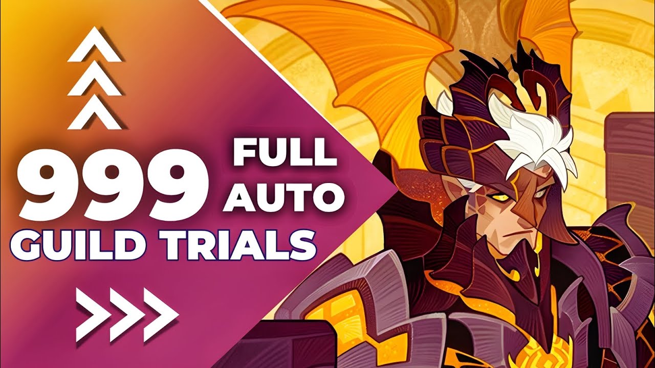 AFK arena // Odysseus guild trial 999 level // FULL AUTO ! Better timing 