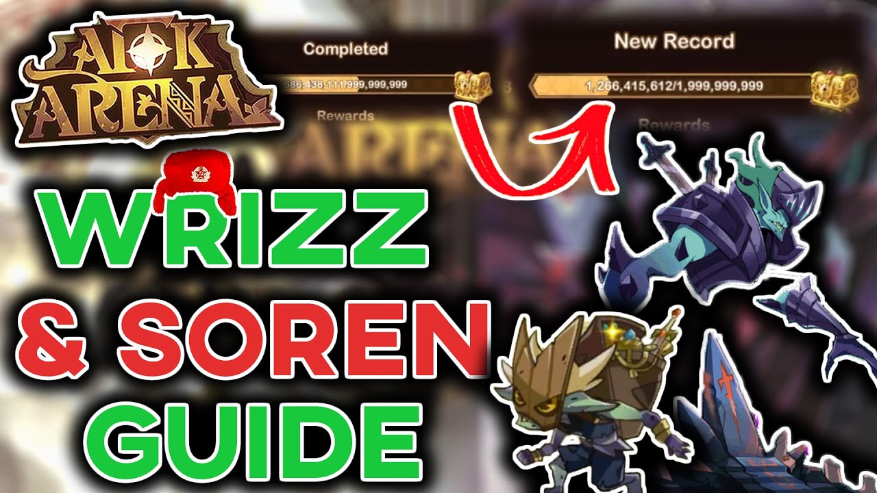 DO OVER 1 BILLION DAMAGE to WRIZZ and SOREN Guild Bosses. Guild Hunting Guide and Tips [AFK ARENA]