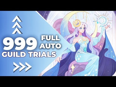 AFK arena // Selene guild trial 999 level // FULL AUTO !