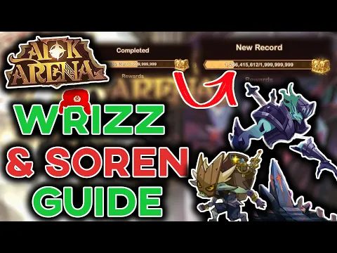 DO OVER 1 BILLION DAMAGE to WRIZZ and SOREN Guild Bosses. Guild Hunting Guide and Tips [AFK ARENA]