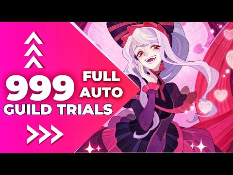 AFK arena // Shalltear Bloodfallen guild trial 999 level // FULL AUTO !