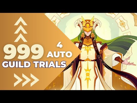 AFK arena // Guild Trials 999 Melion // 4 AUTO