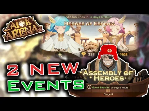 AFK ARENA - NEW EVENTS | Heroes of Esperia, Assembly of Heroes