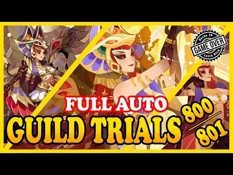 Guild Trials Awakened Safiya 800 - 801 FULL AUTO Pruebas de Gremio AFK Arena