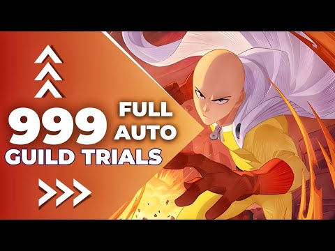 AFK arena // Saitama guild trial 999 level // FULL AUTO !