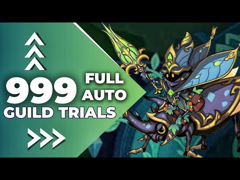 AFK arena // Gorok guild trial 999 level // FULL AUTO ! Better time