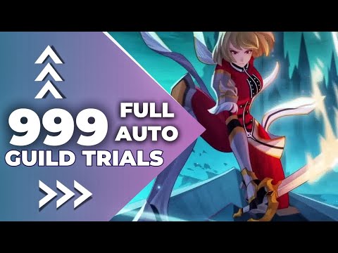 AFK arena // Cha Hae-in guild trial 999 level // FULL AUTO !