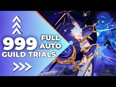 AFK arena // ZOHRA guild trial 999 level // FULL AUTO !