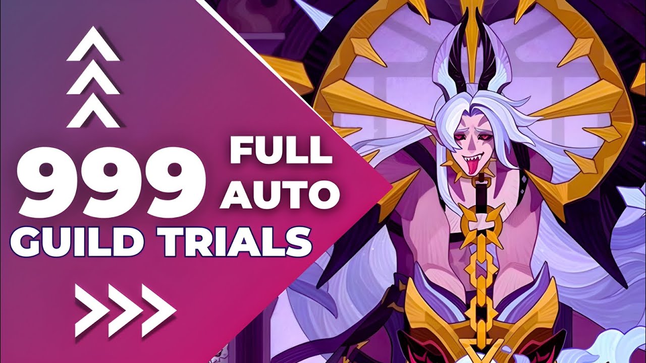 AFK arena // Harvey guild trial 999 level // FULL AUTO !