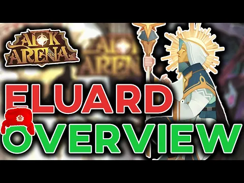 NEW AOE MAGE but WITH SUPPORT SKILLS. Is he good? Eluard Hero Overview [AFK ARENA]