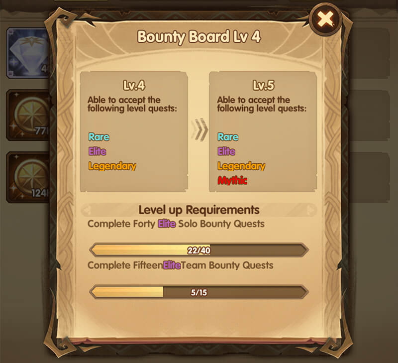 Bounty Board Level