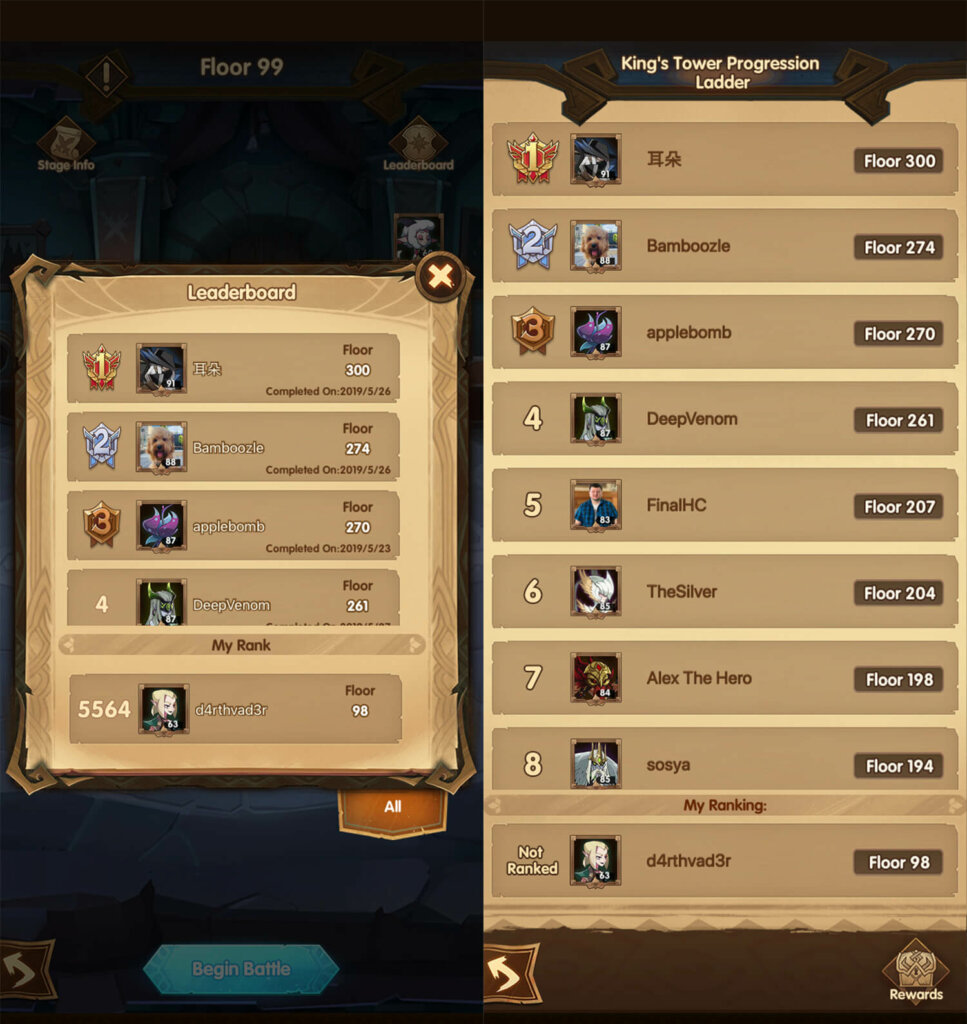 King’s Tower Information & Rewards AFK Arena Guide