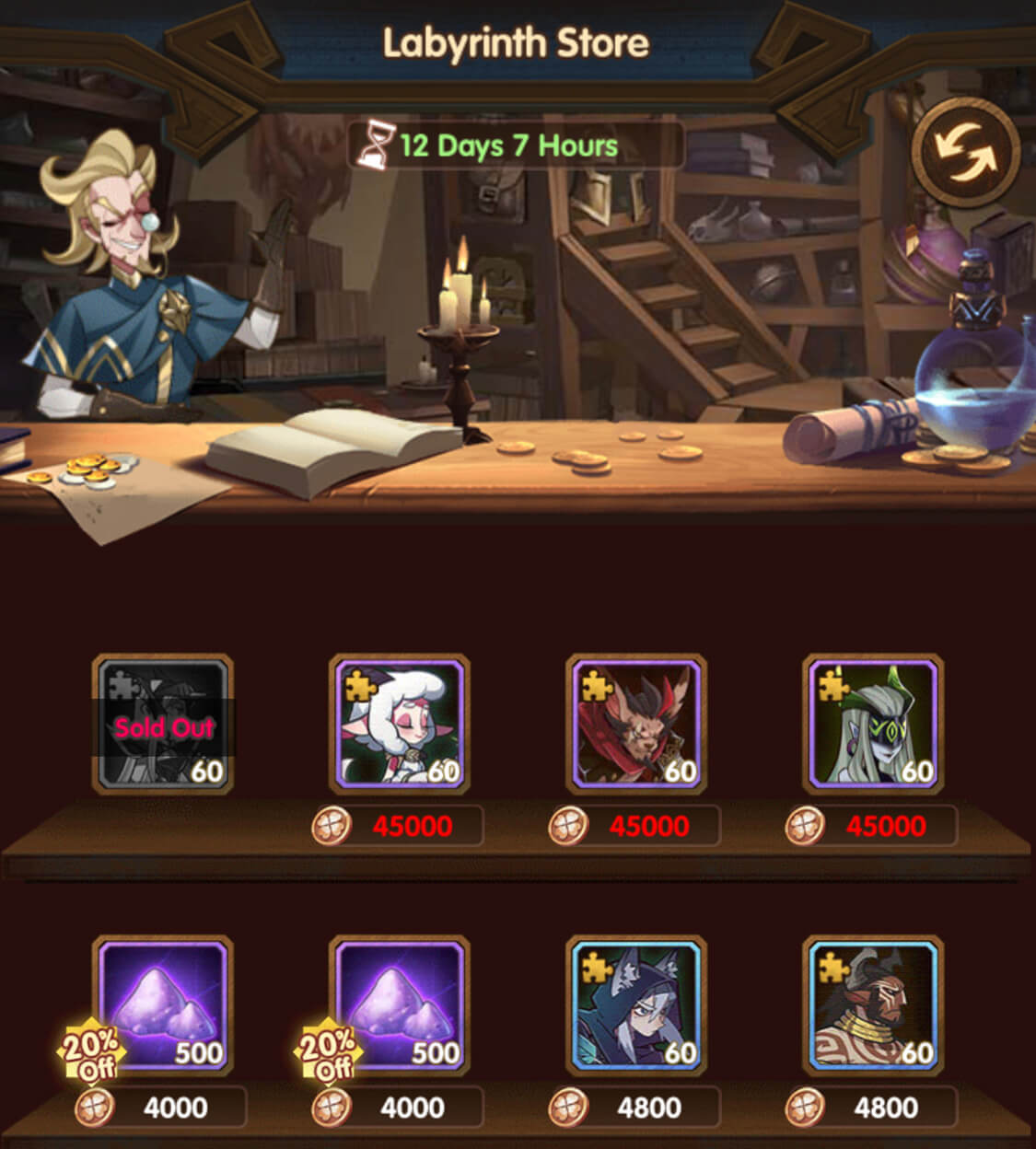 Labyrinth Store AFK Arena