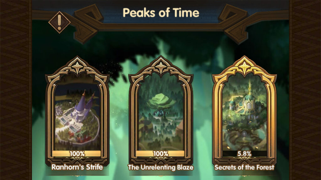 peaks of time afk arena