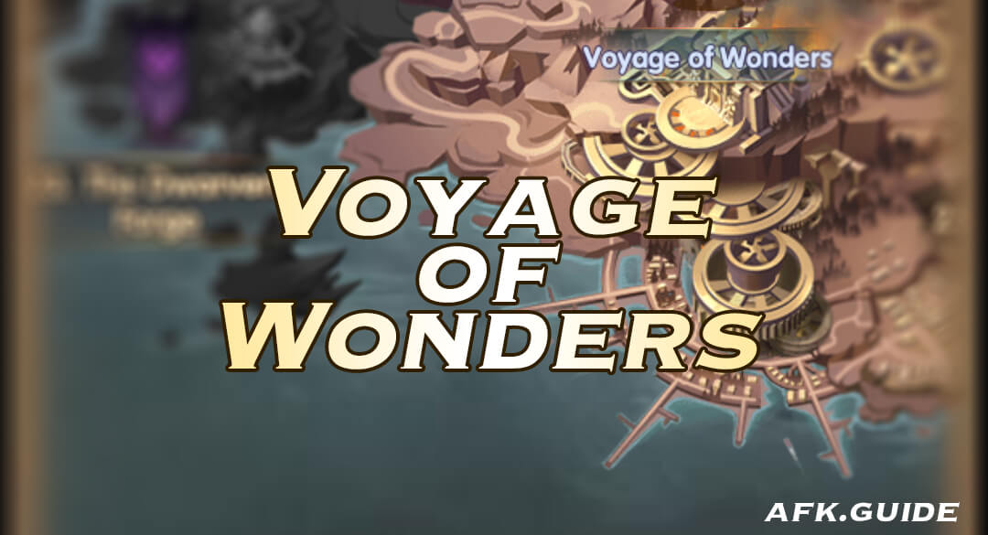 voyage of wonders afk arena