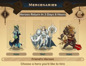 afk arena mercenaries