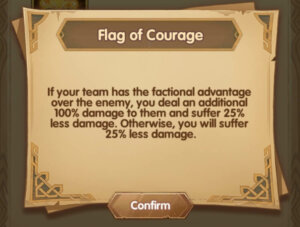 flag of courage afk arena
