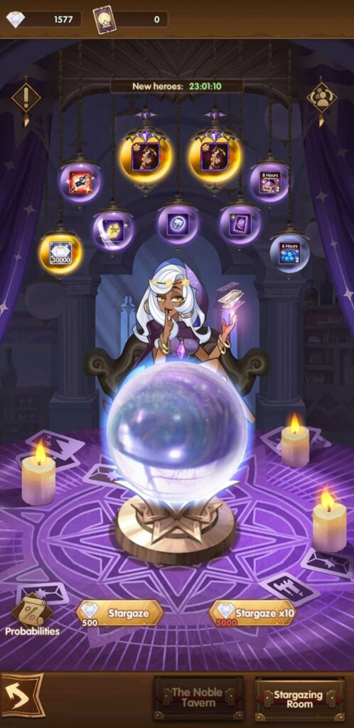 stargazing room afk arena