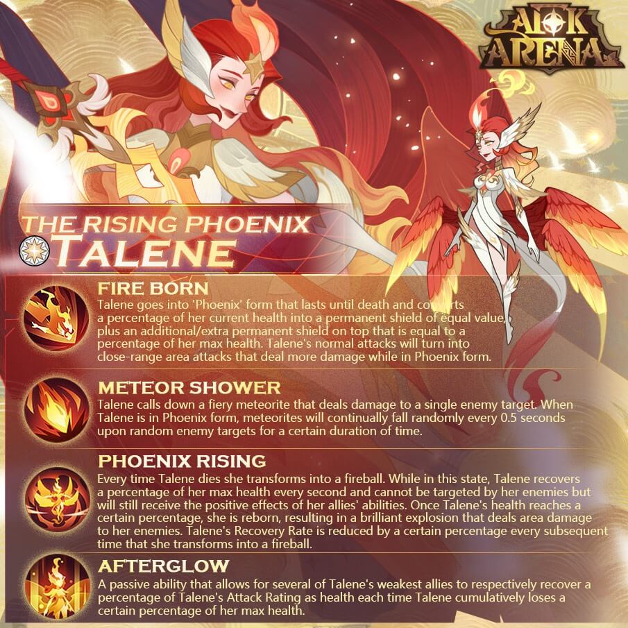 New Celestial hero: Talene - The Rising Phoenix