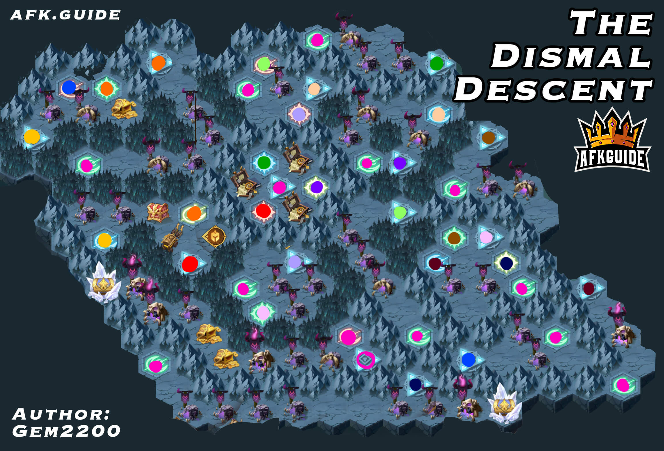 the dismal descent map guide