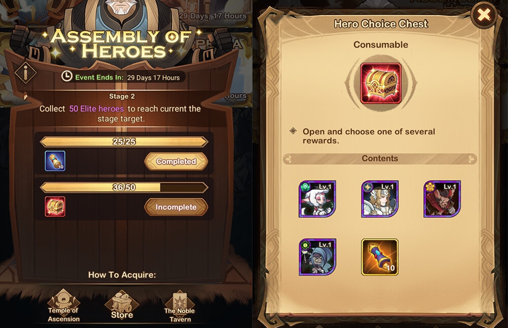assembly of heroes event