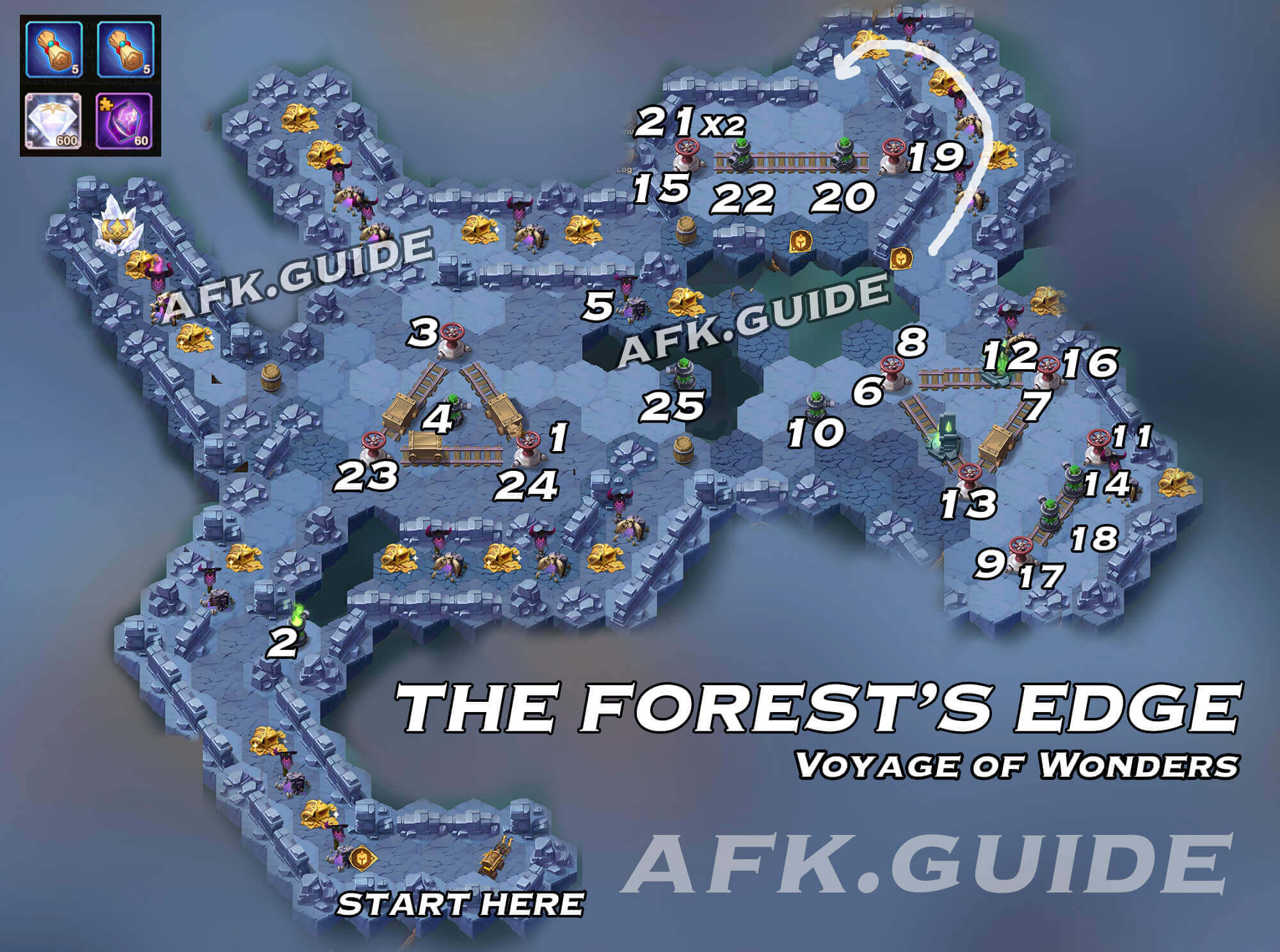 Voyage of Wonders Guide & Map: The Forest's Edge