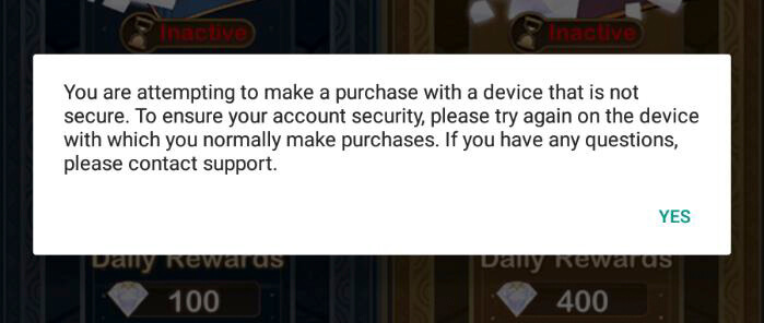purchase failed afk arena