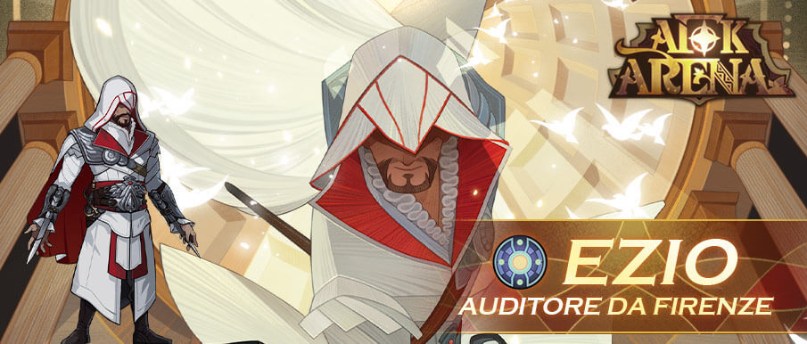 afk arena ezio from assassin's creed