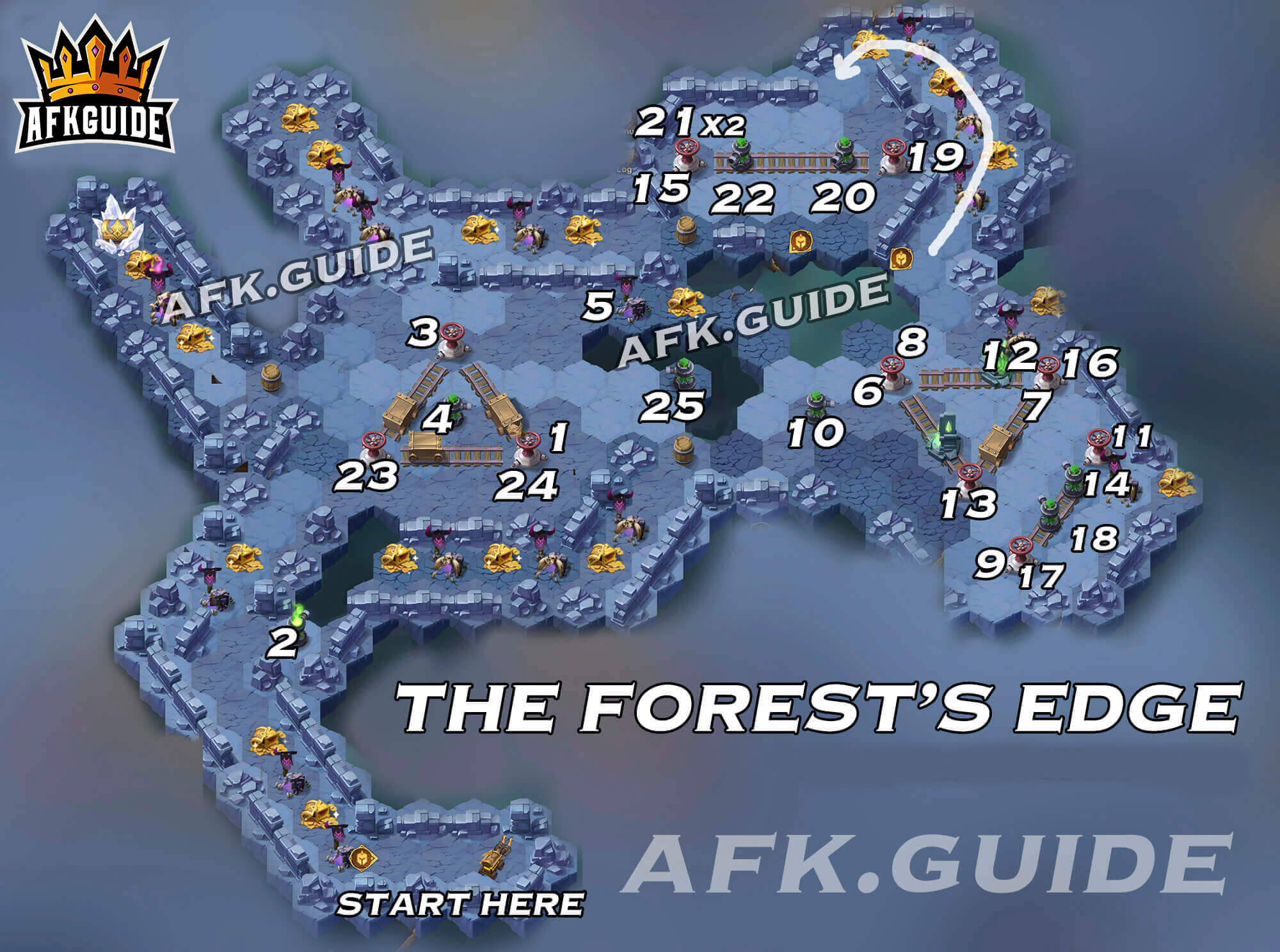 The Forest's Edge Map (Peaks of Time / Wandering Balloon)