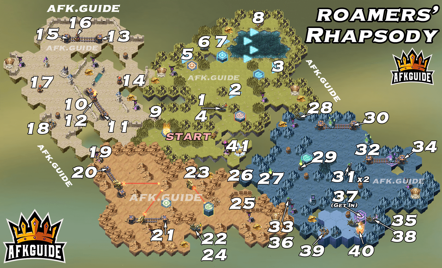 roamers rhapsody map guide