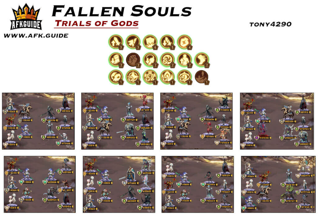 Fallen Souls Trials of God (Shroud of Verdure) AFK Arena Guide