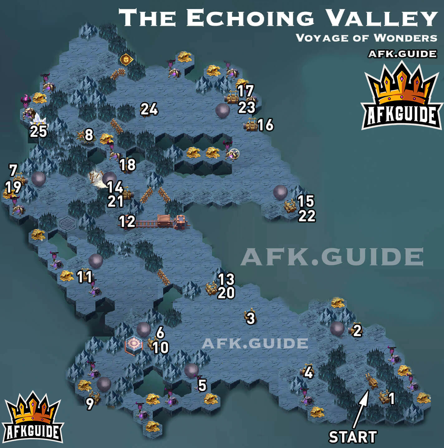 the echoing valley map