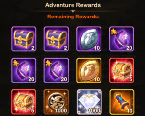 The Dusty Barrens rewards