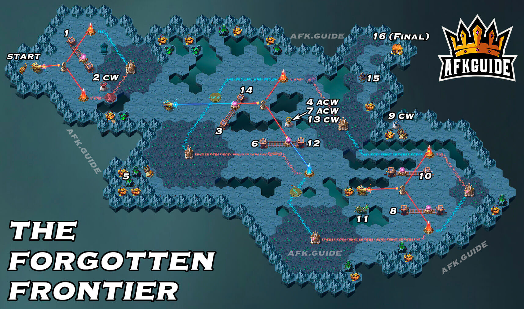 the forgotten frontier map