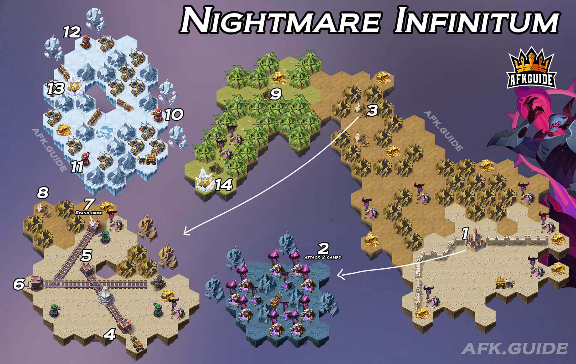Nightmare Infinitum Map Guide