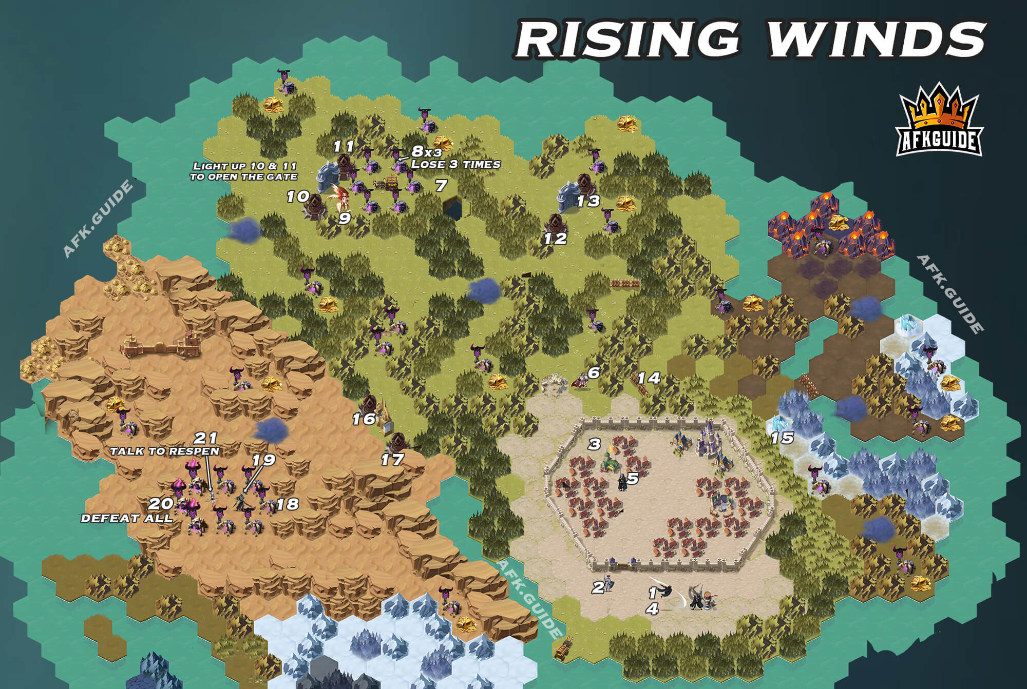 rising winds map guide